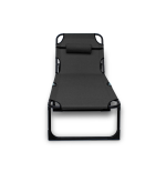 Leżak leżanka NEON czarny