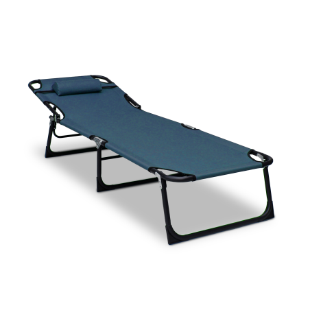 Leżak leżanka NEON niebieski