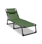 Leżak leżanka NEON CIEMNOZIELONY