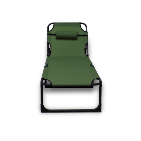 Leżak leżanka NEON CIEMNOZIELONY