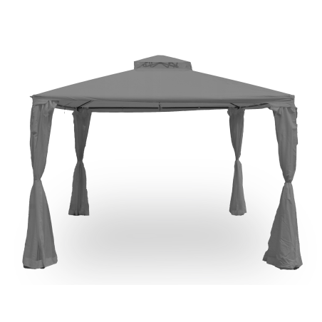 PAWILON NAMIOT OGRODOWY ALEX ALTANKA Z MOSKITIERĄ SZARY ANTRACYT