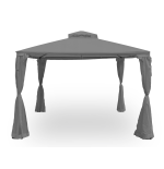 PAWILON NAMIOT OGRODOWY ALEX ALTANKA Z MOSKITIERĄ SZARY ANTRACYT