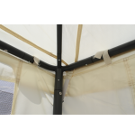 PAWILON NAMIOT OGRODOWY ALEX ALTANKA Z MOSKITIERĄ SZARY ANTRACYT