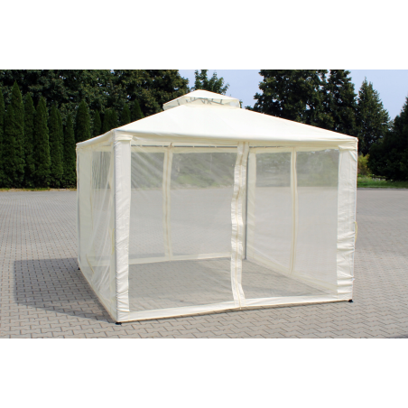 PAWILON NAMIOT OGRODOWY ALEX ALTANKA Z MOSKITIERĄ SZARY ANTRACYT