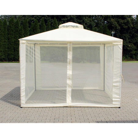 PAWILON NAMIOT OGRODOWY ALEX ALTANKA Z MOSKITIERĄ SZARY ANTRACYT