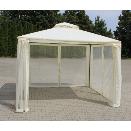 PAWILON NAMIOT OGRODOWY ALEX ALTANKA Z MOSKITIERĄ SZARY ANTRACYT