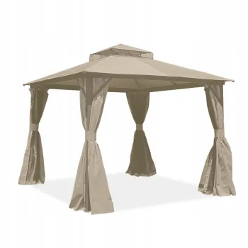 PAWILON NAMIOT OGRODOWY ALEX ALTANKA Z MOSKITIERĄ BEŻOWY