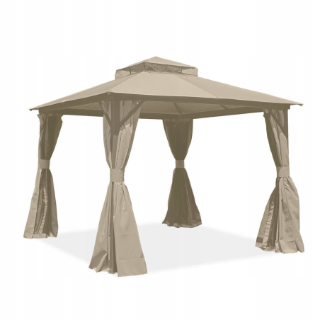 PAWILON NAMIOT OGRODOWY ALEX ALTANKA Z MOSKITIERĄ BEŻOWY