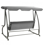 Huśtawka ogrodowa WZMACNIANA RELAX COMFORT szara