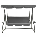 Huśtawka ogrodowa WZMACNIANA RELAX COMFORT szara