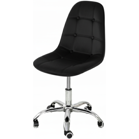 Krzesło biurowe, obrotowe, do biurka,gabinetu regulowane VIENA velvet czarne
