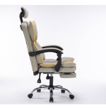 Fotel obrotowy, biurowy, ergonomiczny COMO szary