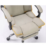 Fotel obrotowy, biurowy, ergonomiczny COMO szary