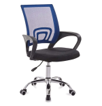 FOTEL KRZESŁO BIUROWE Z55 NIEBIESKI DLA DZIECI