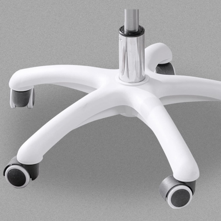 Krzesło/fotel biurowy dla gabinetu, pracowni, kosmetyczne FLOWERS różowy