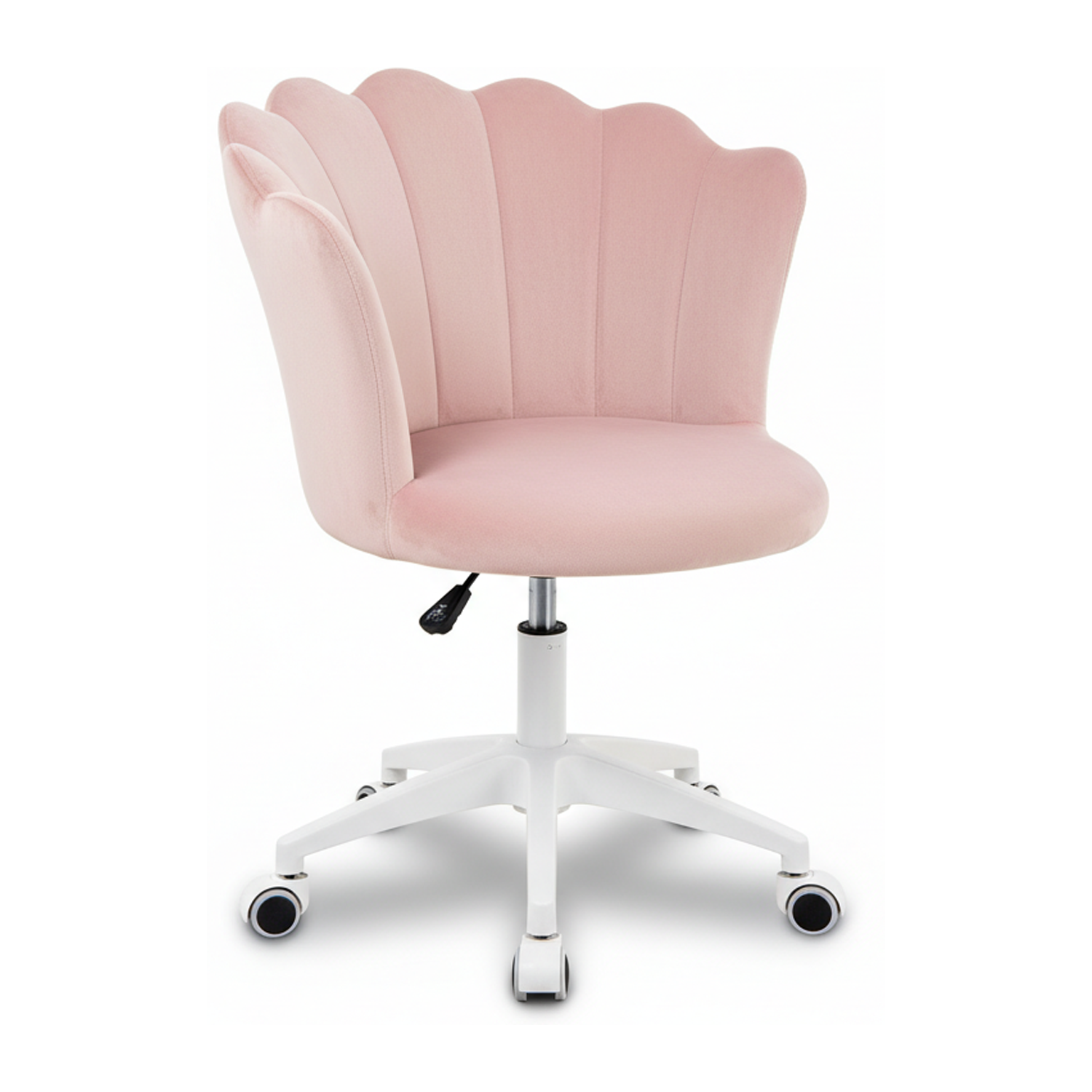 Krzesło/fotel biurowy dla gabinetu, pracowni, kosmetyczne FLOWERS różowy