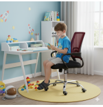 FOTEL KRZESŁO BIUROWE Z55 CZERWONY DLA DZIECI