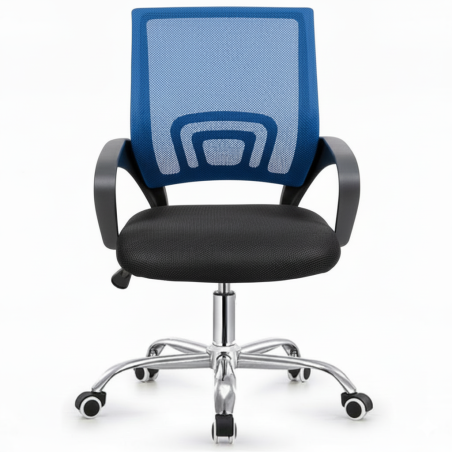 FOTEL KRZESŁO BIUROWE Z55 NIEBIESKI DLA DZIECI