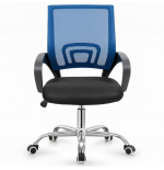 FOTEL KRZESŁO BIUROWE Z55 NIEBIESKI DLA DZIECI