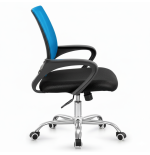 FOTEL KRZESŁO BIUROWE Z55 NIEBIESKI DLA DZIECI