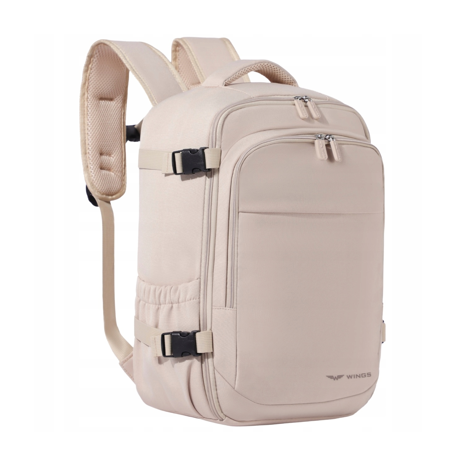 Plecak kabinowy WINGS bagaż podręczny 40x25x20 Ryanair Wizz Air 20L KHAKI