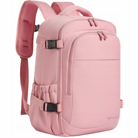 Plecak kabinowy WINGS bagaż podręczny 40x25x20 Ryanair Wizz Air 20L PINK