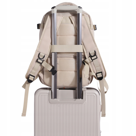 Plecak kabinowy WINGS bagaż podręczny 40x25x20 Ryanair Wizz Air 20L KHAKI