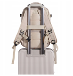 Plecak kabinowy WINGS bagaż podręczny 40x25x20 Ryanair Wizz Air 20L KHAKI