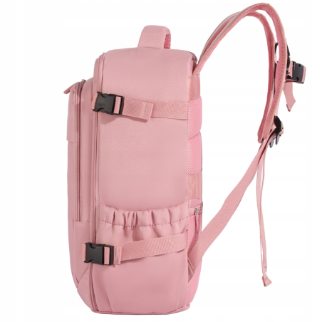 Plecak kabinowy WINGS bagaż podręczny 40x25x20 Ryanair Wizz Air 20L PINK