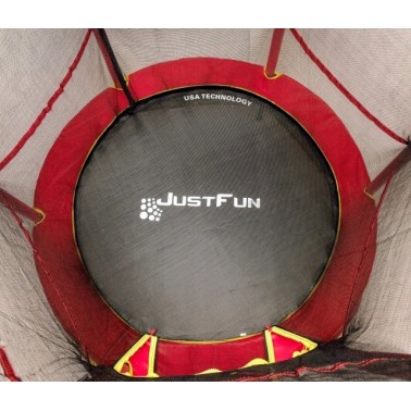 TRAMPOLINA do wewnątrz 140cm JUST FUN różowa
