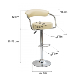 Hoker regulowany Vigo biały