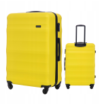 Walizka WINGS twarda duża ABS VULT01 L YELLOW 97 l