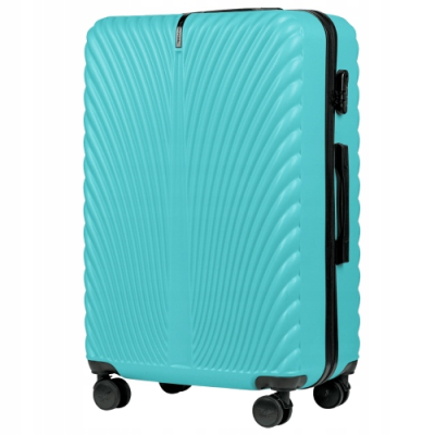 Walizka twarda duża ABS SN120 L LIGHT BLUE 97 l WINGS