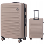 Walizka WINGS twarda duża ABS CT01 L CHAMPAGNE 97 l