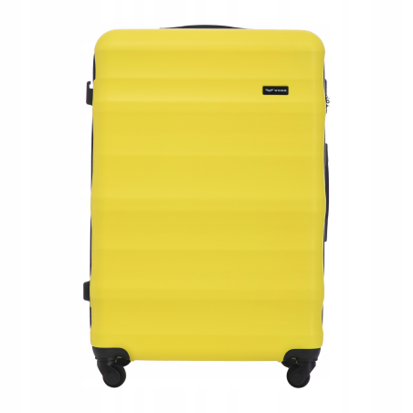 Walizka WINGS twarda duża ABS VULT01 L YELLOW 97 l