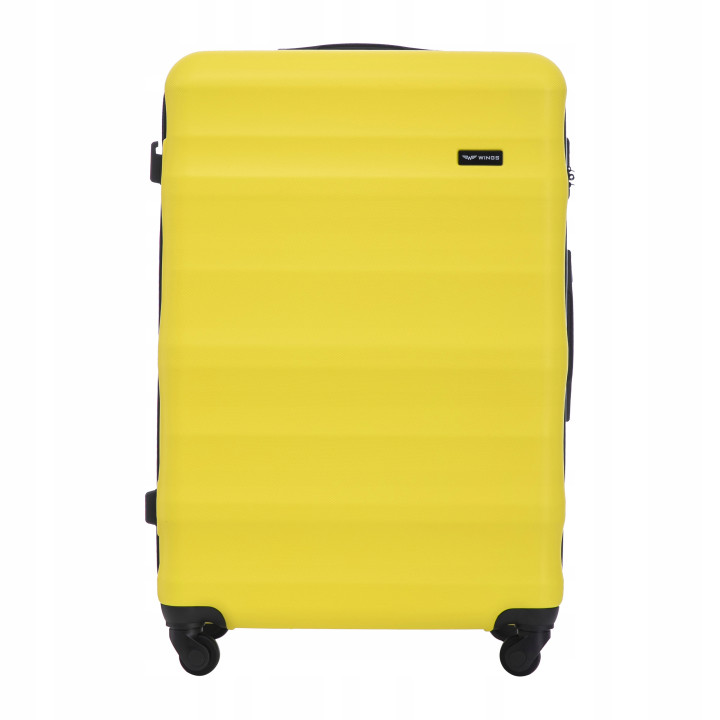 Walizka WINGS twarda duża ABS VULT01 L YELLOW 97 l