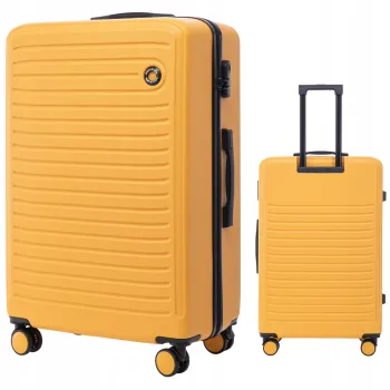 Walizka na 4 kółkach z ABS-u bagaż podróżny CT01 L YELLOW WINGS