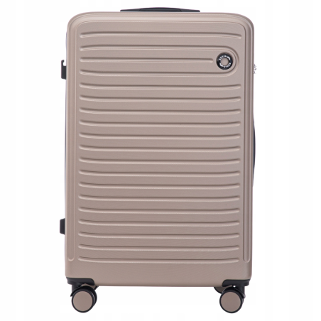 Walizka WINGS twarda duża ABS CT01 L CHAMPAGNE 97 l