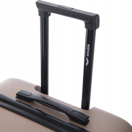 Walizka WINGS twarda duża ABS CT01 L CHAMPAGNE 97 l