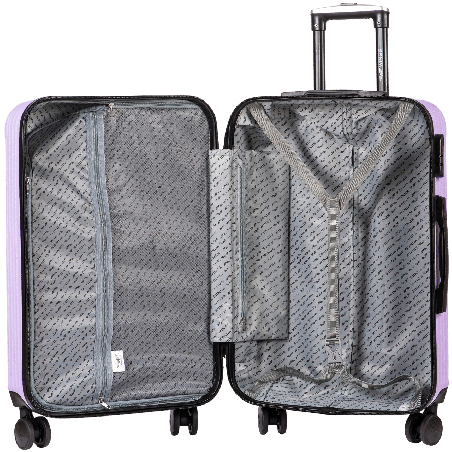 Walizka twarda Wings ABS TR058 L YELLOW 97 l