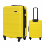 Walizka twarda średnia ABS VULT01 M YELLOW 63 l WINGS