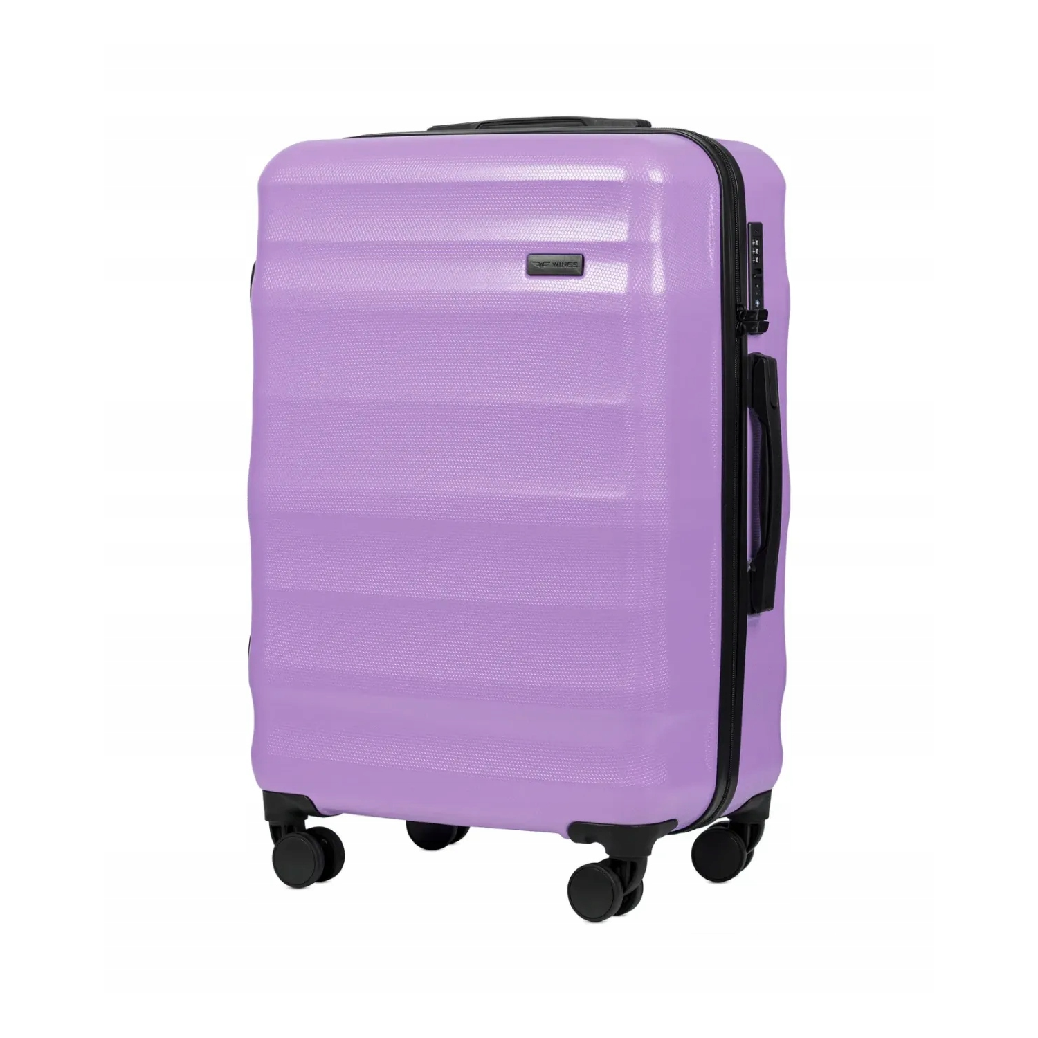 Walizka twarda średnia polipropylen PC17268 M PURPLE 63 l WINGS