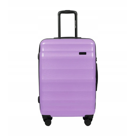 Walizka twarda średnia polipropylen PC17268 M PURPLE 63 l WINGS
