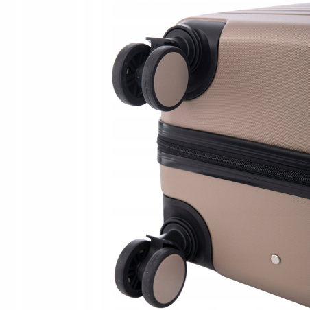 Walizka WINGS twarda duża ABS CT01 L CHAMPAGNE 97 l