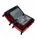 Walizka twarda średnia polipropylen PC17268 M PURPLE 63 l WINGS