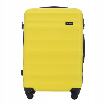 Walizka twarda średnia ABS VULT01 M YELLOW 63 l WINGS