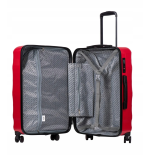 Walizka twarda średnia polipropylen PC17268 M PURPLE 63 l WINGS