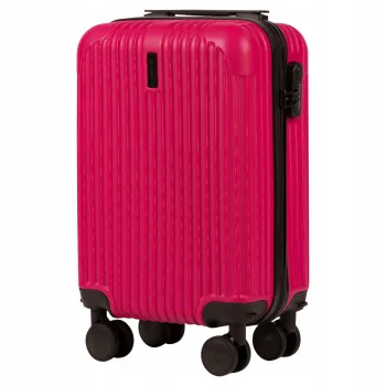 Walizka twarda kabinowa Wings ABS TR059 S ROSE RED- EGRET 38 l