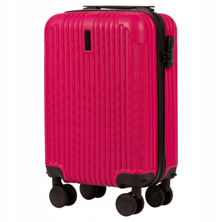 Walizka twarda kabinowa Wings ABS TR059 S ROSE RED- EGRET 38 l