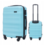 Walizka twarda kabinowa ABS VULT01 S LIGHT BLUE 38 l WINGS
